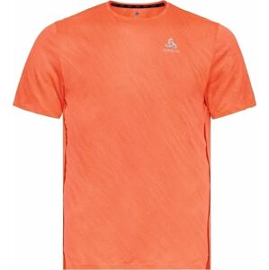 Odlo The Zeroweight Engineered Chill-tec Running T-shirt Shocking Orange Melange S