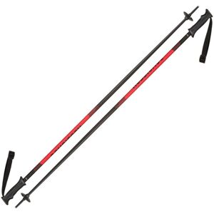 Rossignol Tactic Black/Red 130 cm Lyžiarske palice