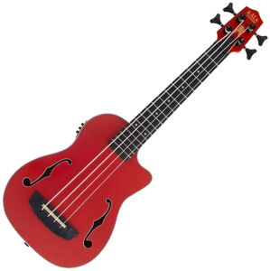 Kala U-Bass Journeyman Basové ukulele Červená