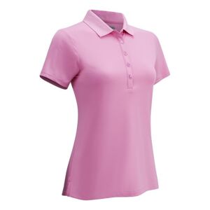Callaway Solid Girls Polo Shirt Fuchsia Pink L