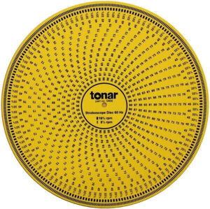 Tonar Acrylic Stroboskopický disk Žltá