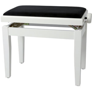 GEWA Piano Bench Deluxe White Gloss