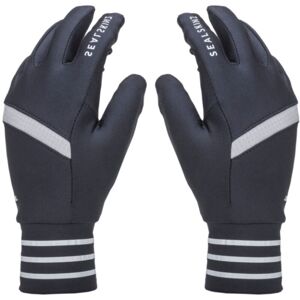 Sealskinz Solo Reflective Gloves Black/Grey XL