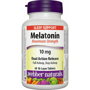 Webber Naturals Melatonin 10 mg with Dual Action Release 60 tabs