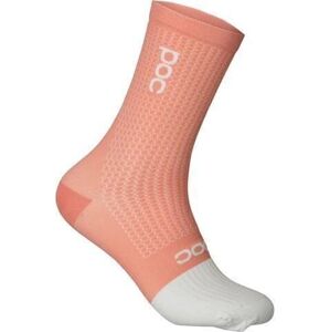 POC Flair Sock Mid Rock Salt/Hydrogen White L Cyklo ponožky