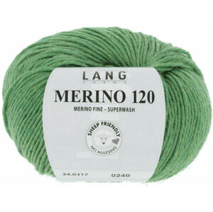 Lang Yarns Merino 120 0317 Green Melange