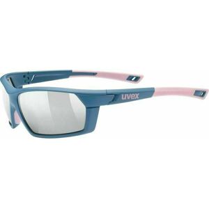 UVEX Sportstyle 225 Blue Mat Rose/Mirror Silver Cyklistické okuliare