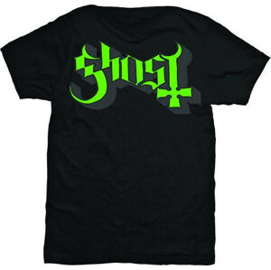 Ghost Tričko Keyline Logo Čierna-Zelená XL