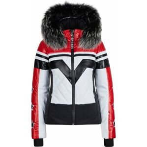 Sportalm Xux Jacket with Fur Crimson 36