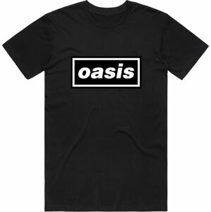 Oasis Tričko Decca Logo Čierna XL