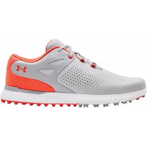 Under Armour Charged Breathe SL Womens Shoes White/Halo Gray/Electric Tangerine 9