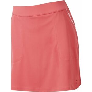 Footjoy Interlock Watercolour Womens Golf Skirt Bright Coral L