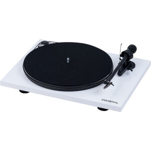 Pro-Ject Essential III Phono + OM 10 High Gloss White