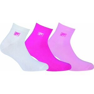 Fila F9303 Socks Quarter Plain 3-Pack Pink Panther 35-38