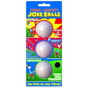 Longridge Golfer'S Joke Balls - 3 Pcs