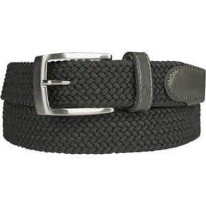Alberto Gürtel Basic Braided Belt Dark Grey 110