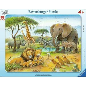 Ravensburger Puzzle Svet afrických zvieratiek 30 dielov