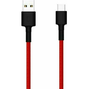 Xiaomi Mi Type-C Braided Cable Červená 100 cm USB Kábel