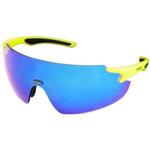 HQBC QP8 Fluo Yellow/Blue Mirror Cyklistické okuliare