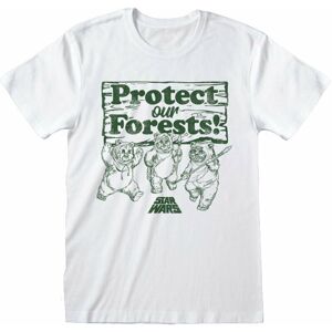 Star Wars Tričko Protect Our Forest Biela L