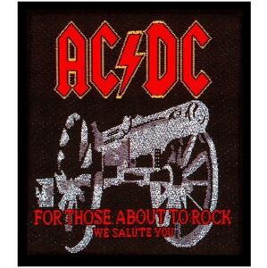 AC/DC For Those About To Rock Nášivka Červená-Čierna