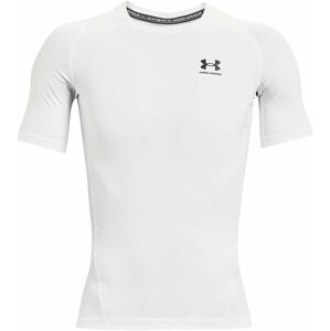 Under Armour Men's HeatGear Armour Short Sleeve White/Black S Fitness tričko