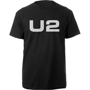 U2 Tričko Logo Čierna L