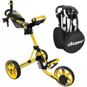 Clicgear Model 4.0 SET Matt Yellow Manuálny golfový vozík