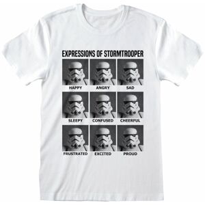 Star Wars Tričko Expressions Of Stormtrooper Biela M