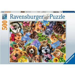 Ravensburger Puzzle Selfie so zvieratami 500 dielov