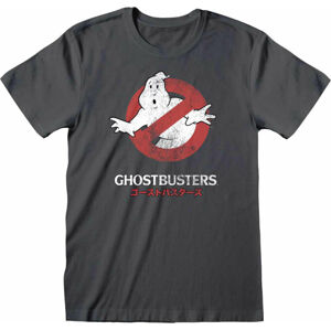 Ghostbusters Tričko Japanese Logo Šedá 2XL