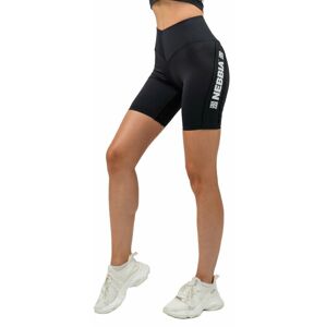Nebbia High Waisted Biker Shorts Iconic Black S Fitness nohavice