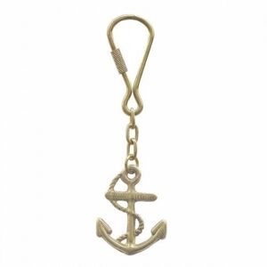 Sea-club Keyring Anchor Brass II