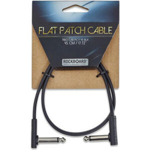 RockBoard Flat Patch Cable Čierna 45 cm Zalomený - Zalomený