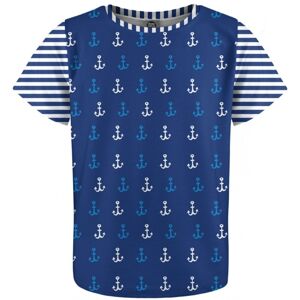 Mr. Gugu and Miss Go Ocean Pattern Kids T-Shirt Policotton 8-10 yrs