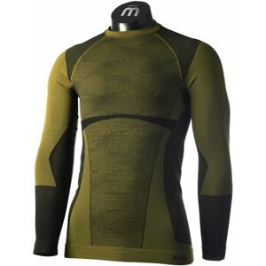 Mico Long Sleeve Mens Base Layer Warm Control Forest Green III