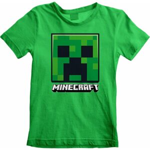 Minecraft Tričko Creeper Face Zelená 3 - 4 roky