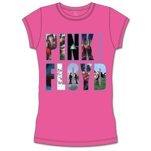 Pink Floyd Tričko Echoes Album Montage Pink Ružová S