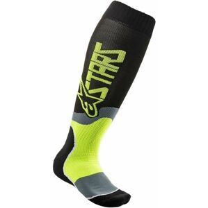 Alpinestars Ponožky MX Plus-2 Socks Black/Yellow Fluorescent S