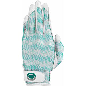Zoom Gloves Sun Style Powernet Womens Golf Glove White/Mint Waves LH S/M