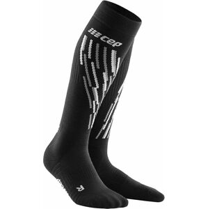CEP WP206 Thermo Socks Women Black/Anthracite II Lyžiarske ponožky