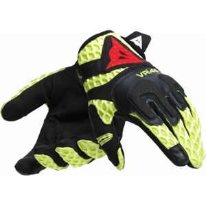 Dainese VR46 Talent Gloves Black/Fluo Yellow/Fluo Red 2XL Rukavice