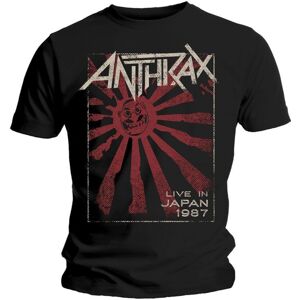 Anthrax Tričko Live in Japan Čierna S