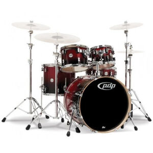 PDP by DW Concept Set 5 pcs 22" Red to Black Sparkle Fade