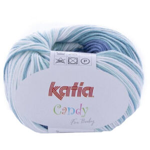 Katia Candy 673 Green/White/Blue/Mustard