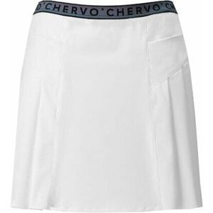 Chervo Womens Joke Skirt White 34