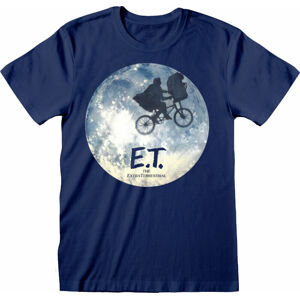 E.T. Tričko Moon Ride Silhouette Modrá L