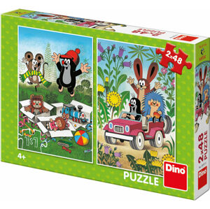 Dino Puzzle Šťastný Krtek 96 dielov
