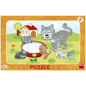 Dino Puzzle Mačky 15 dielov