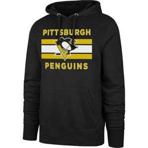Pittsburgh Penguins NHL Burnside Distressed Hoodie Black S Hokejová mikina